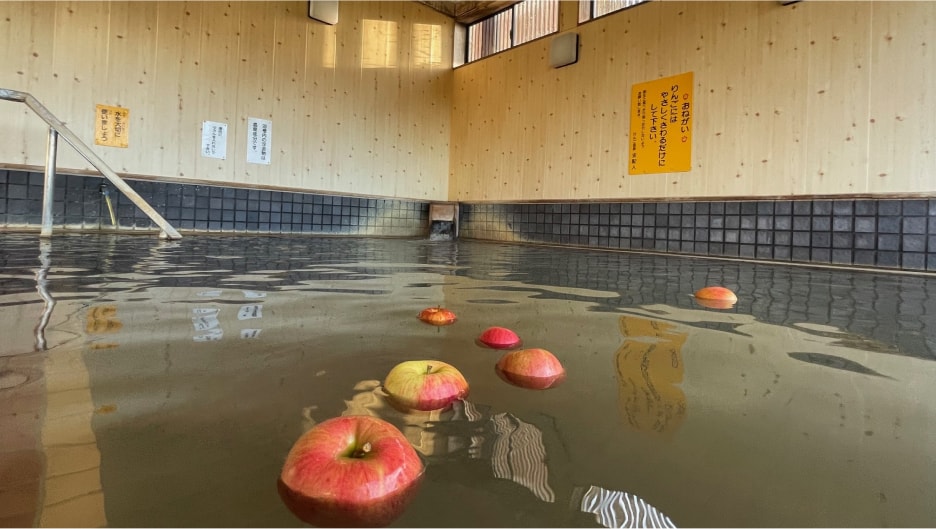 独特なアブラ臭が特徴の美肌の湯 美肌のモール泉 りんご温泉