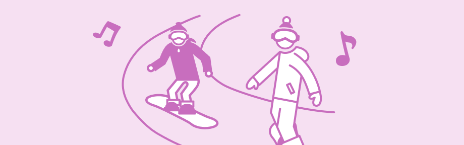 みんなで滑ると楽しく安全！