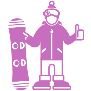 スノーウェアを着よう!のイラスト