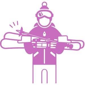 持ち方にも注意！のイラスト