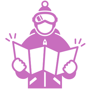 コースマップを手に入れよう！のイラスト