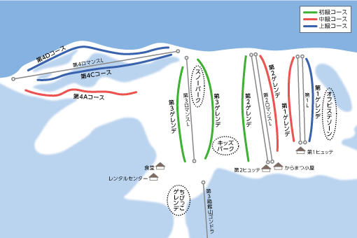 館山 場 箱 スキー